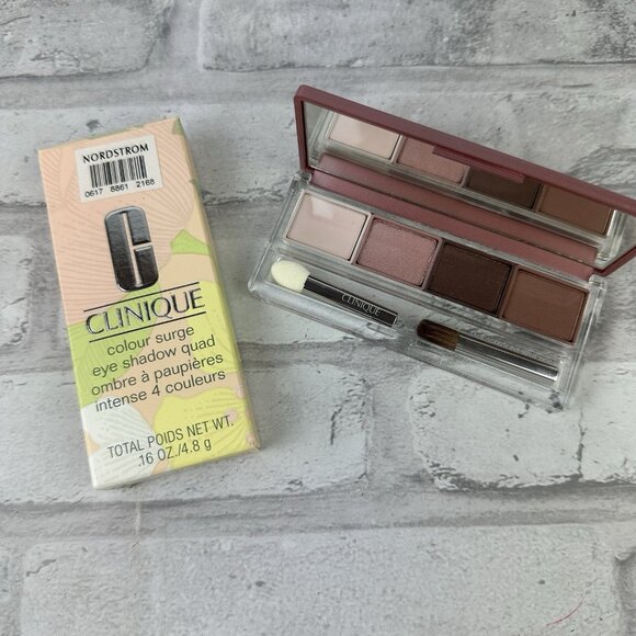 Clinique All About Eye Shadow Quad 112 Pink Chocolate .16oz 4.8gr New In Box - Picture 1 of 4